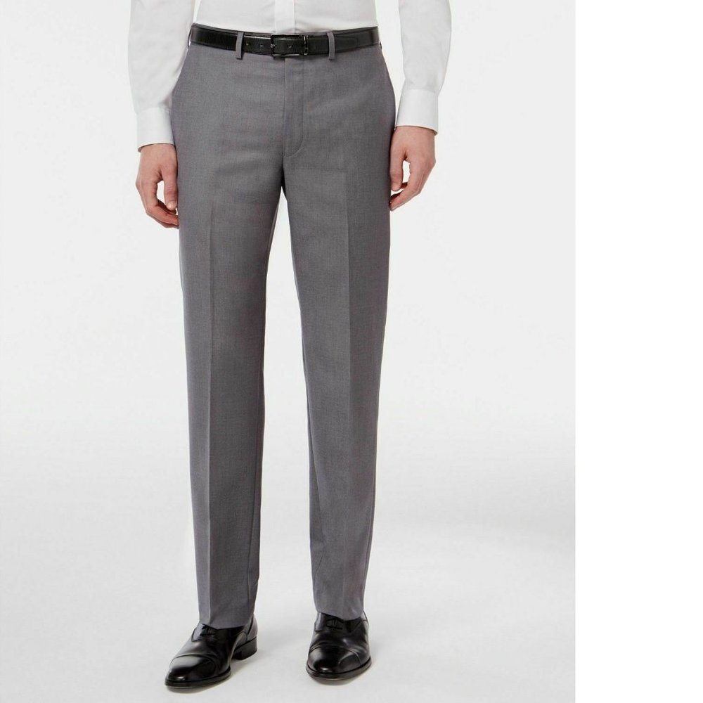 $325 Calvin Klein 32W 30L Gray Slim Fit Pants